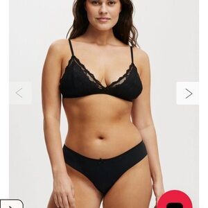 Elegant Black Lace Bralette